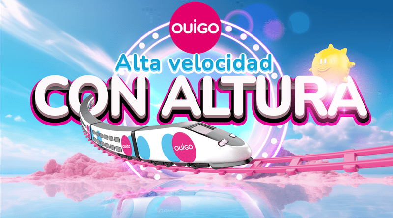 Ouigo alta velocidad con altura