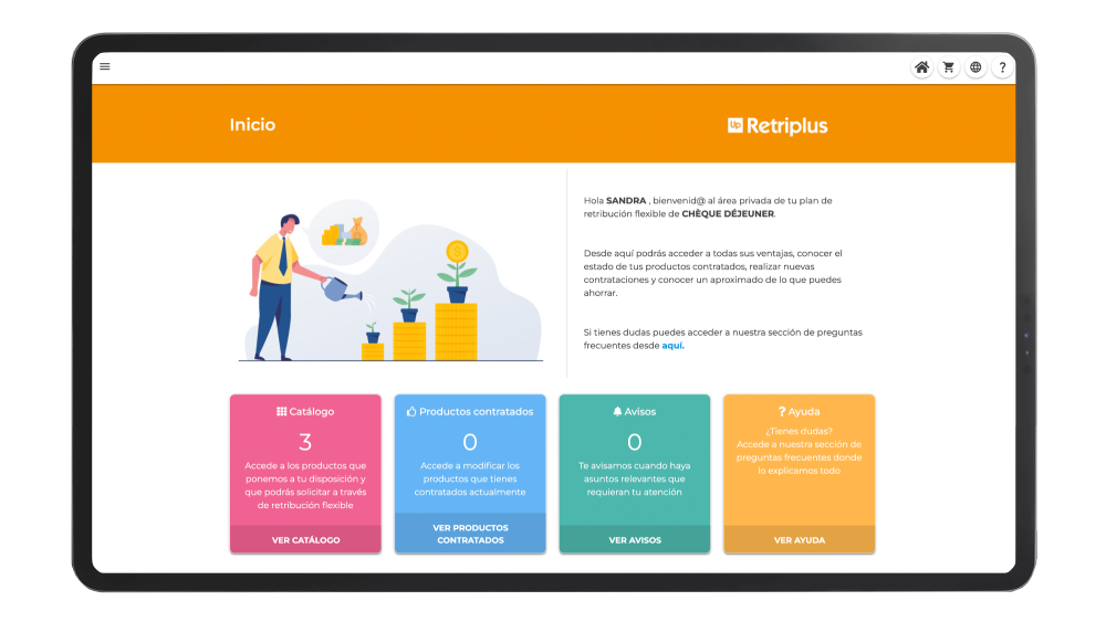 Visualización de Retriplus